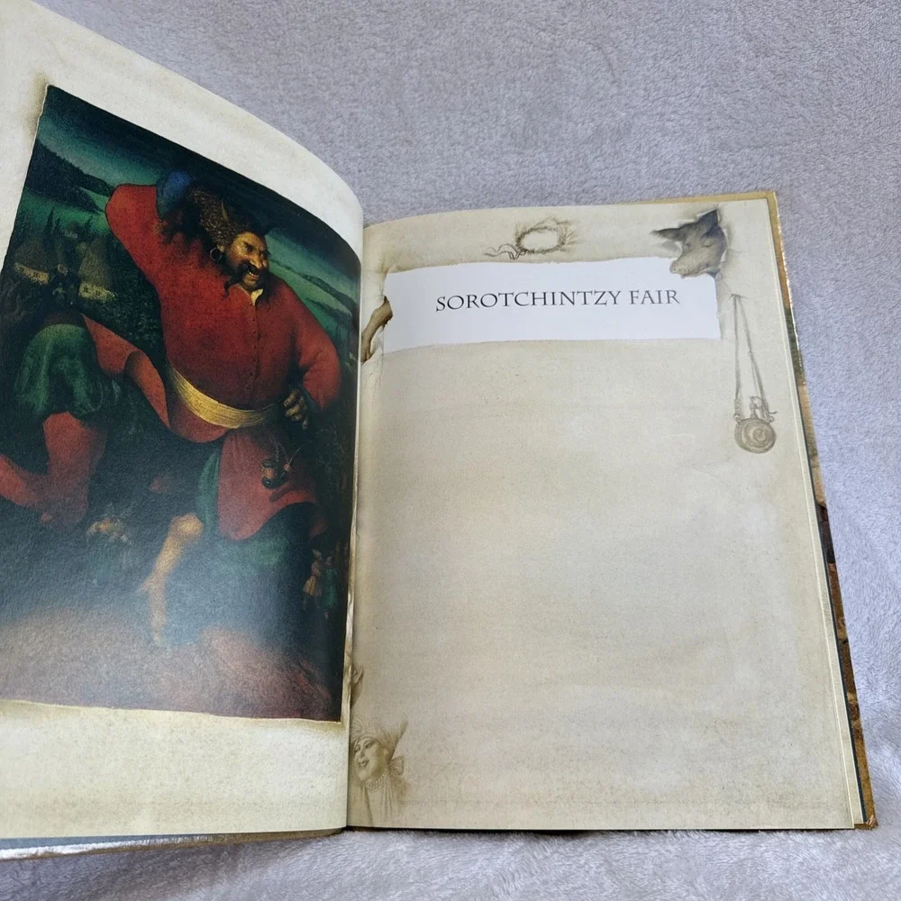 Sorochintsy Fair‎ Nikolai Gogol Hardback Book Illustrated 1991 Collectable HB